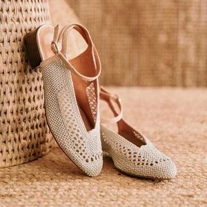 Sezane Low Anouk Slingback 39 Natural $245